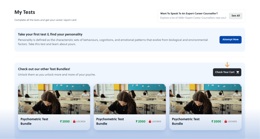 Screenshot of the ai corner showing marketplace and verification options.