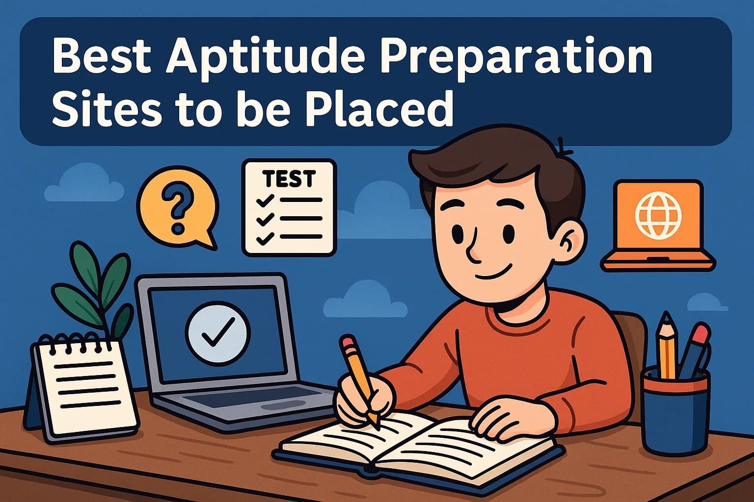 Best Aptitude Preparation sites to be placed.