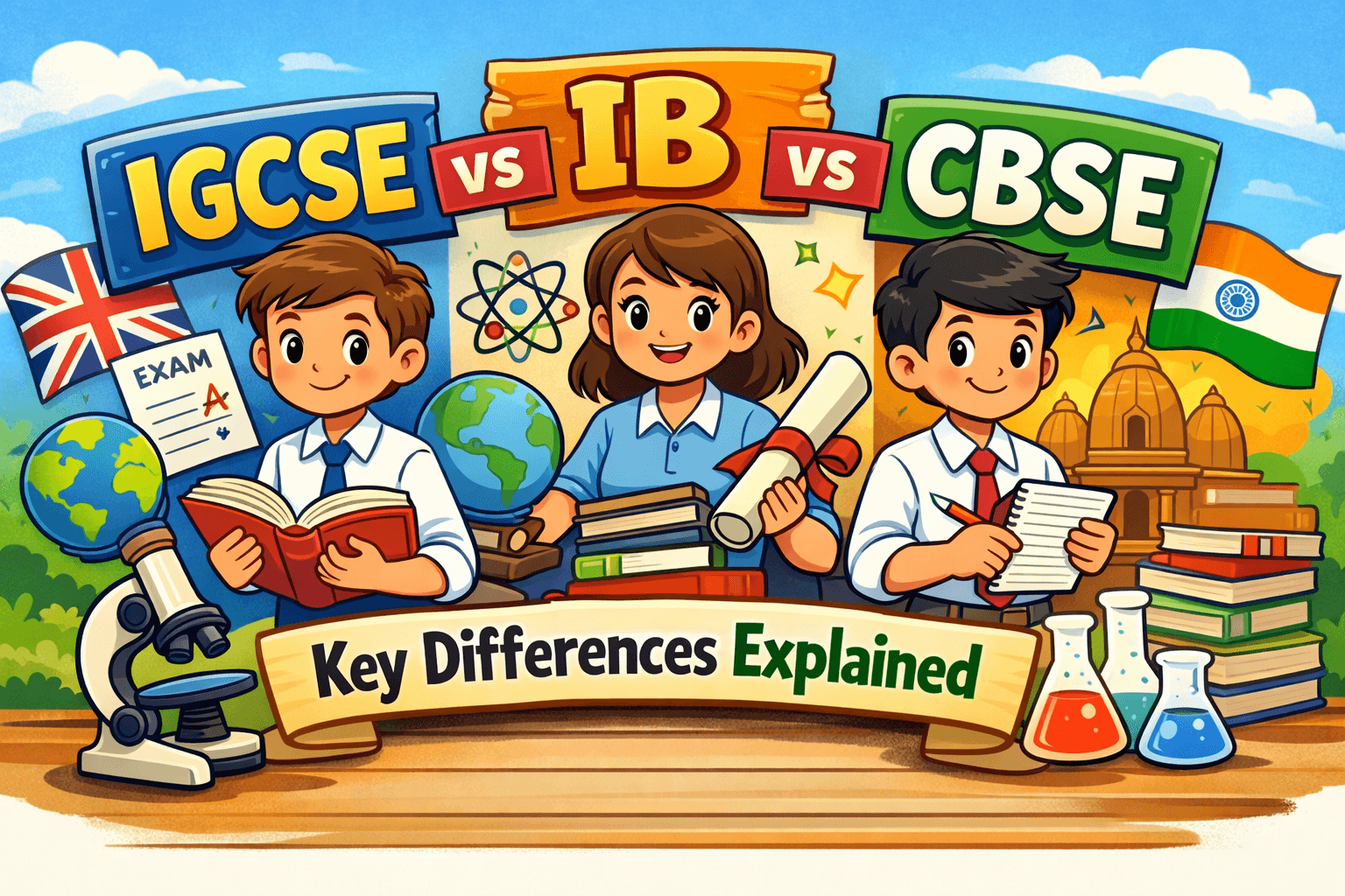 IGCSE vs IB vs CBSE: Key Differences Explained