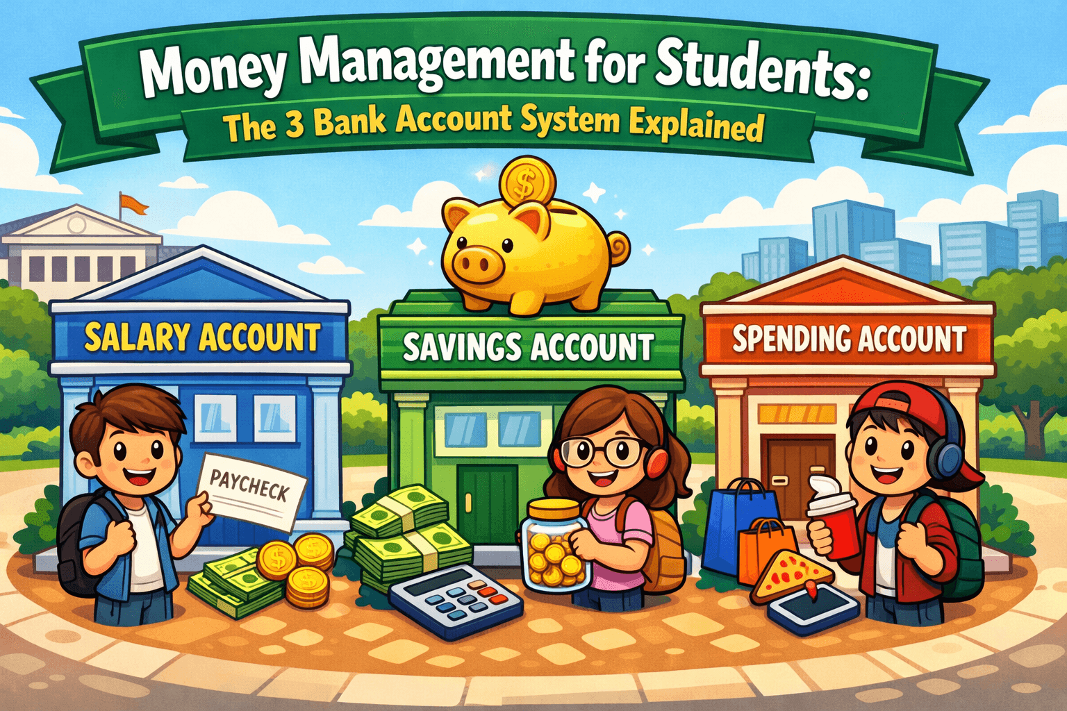 Money Management for Students: The 3 Bank Account System Explained