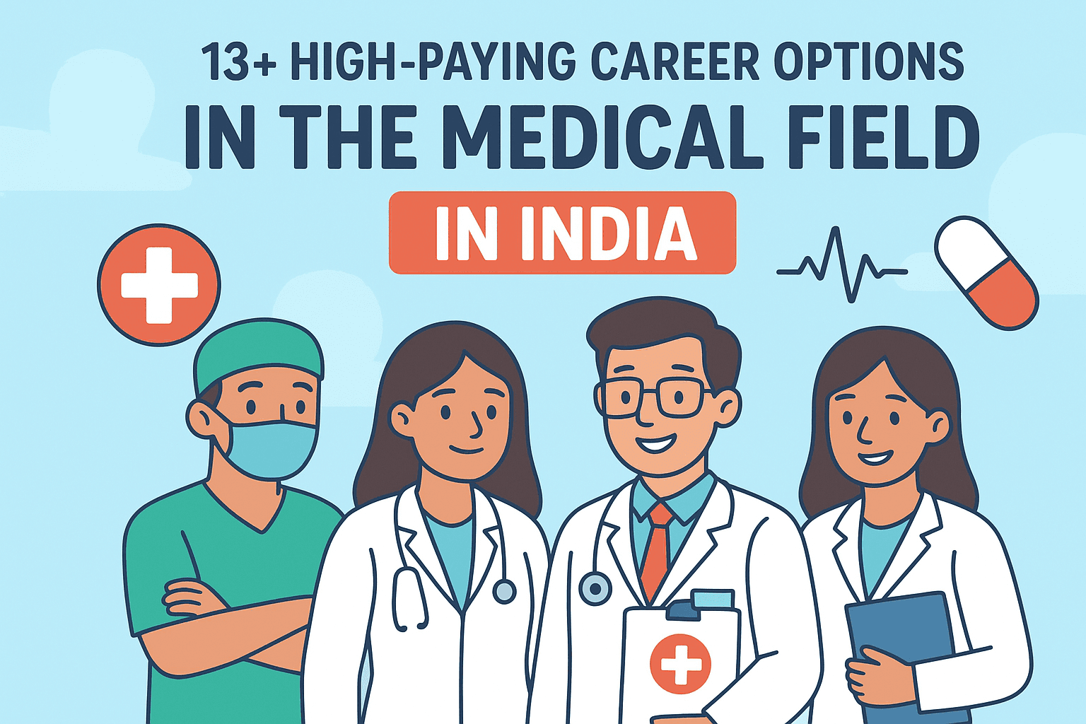 13+ High-Paying Career Options in the Medical Field in India