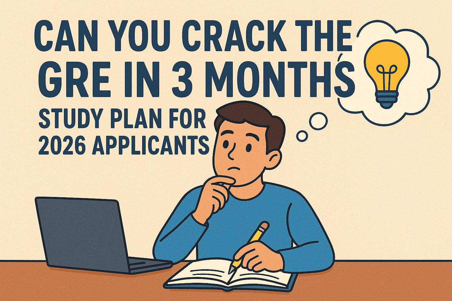 Can You Crack the GRE in 3 Months? Study Plan for 2026 Applicants