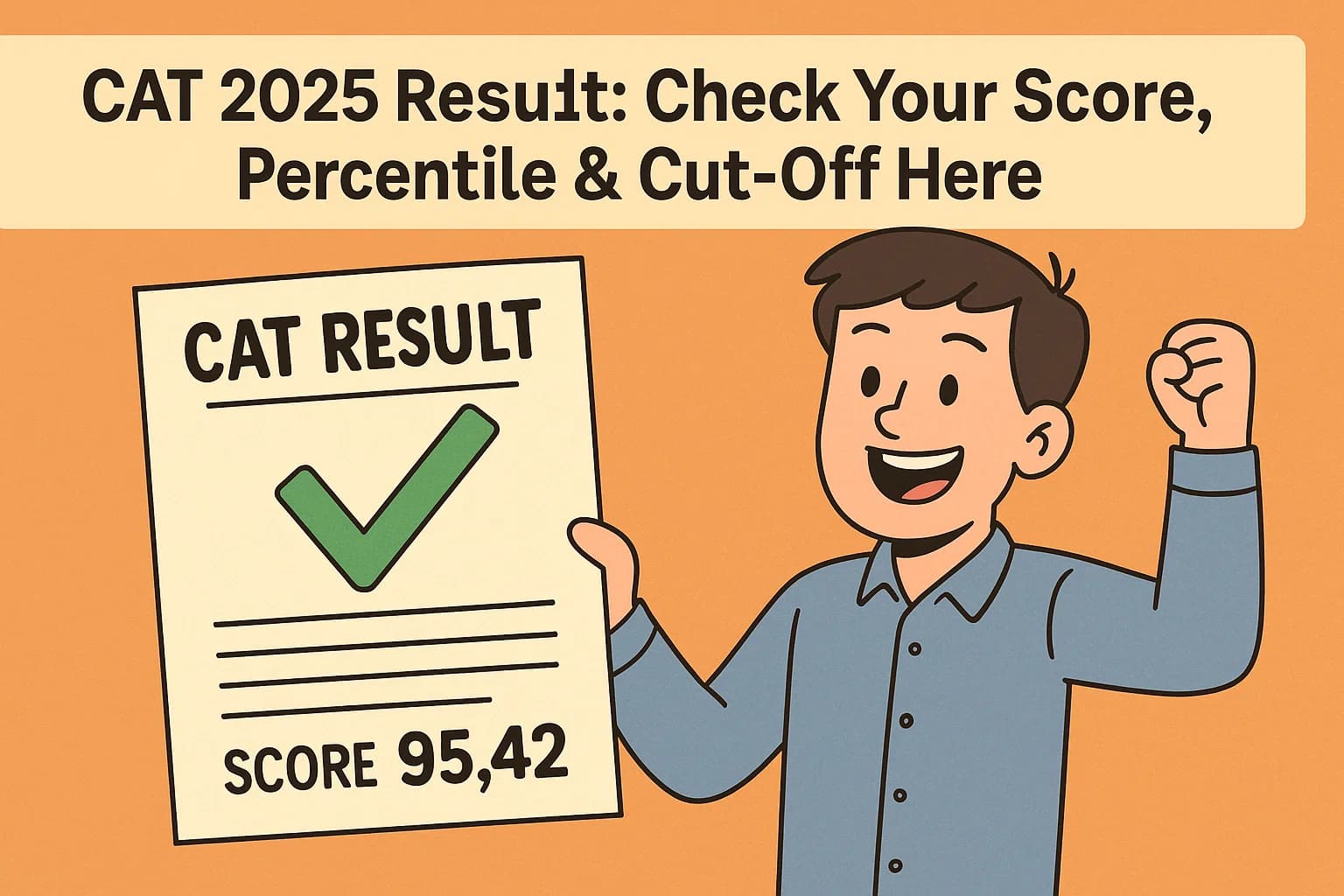 CAT 2025 Result: Check Your Score, Percentile & Cut-Off Here
