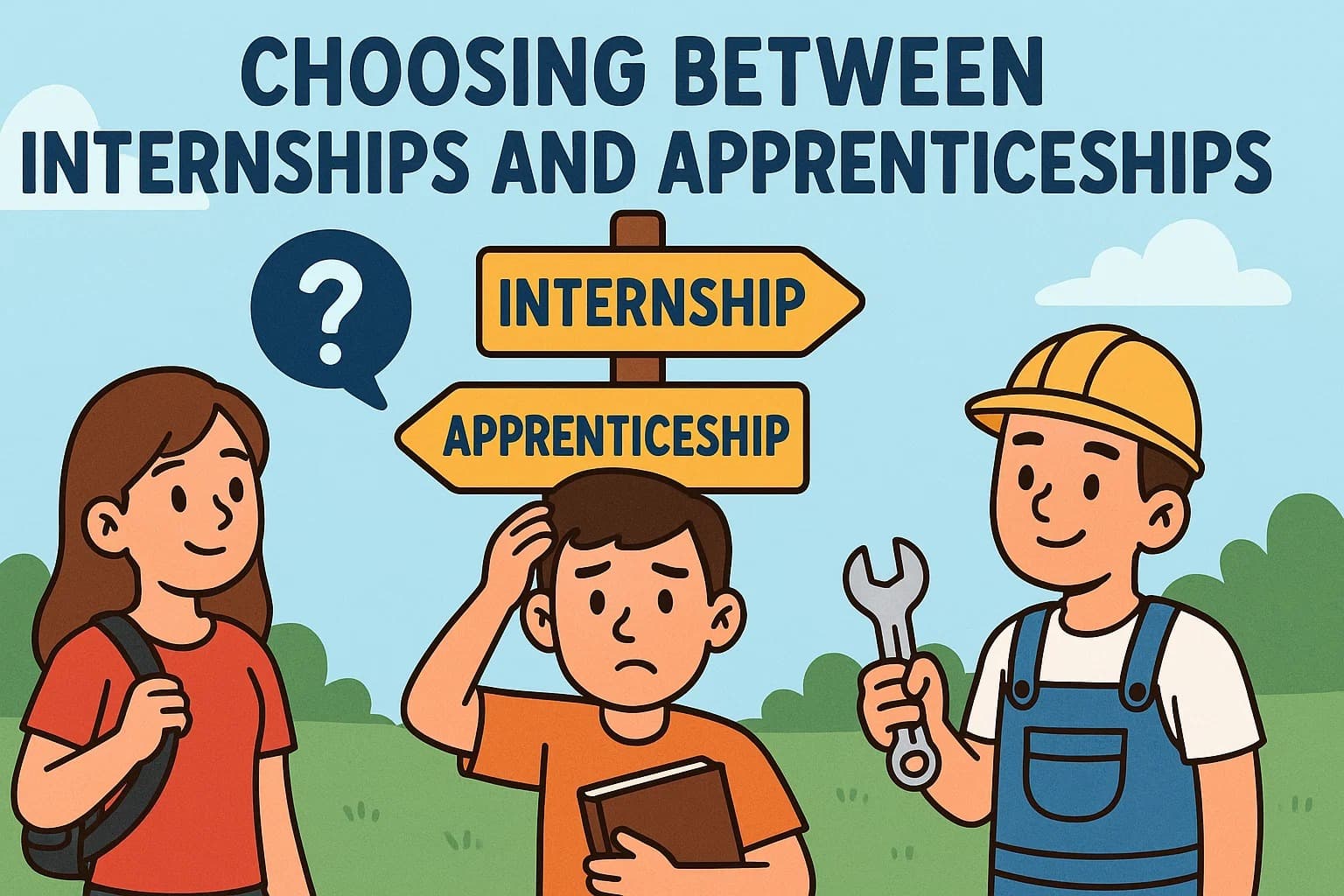 Choosing Between Internships and Apprenticeships