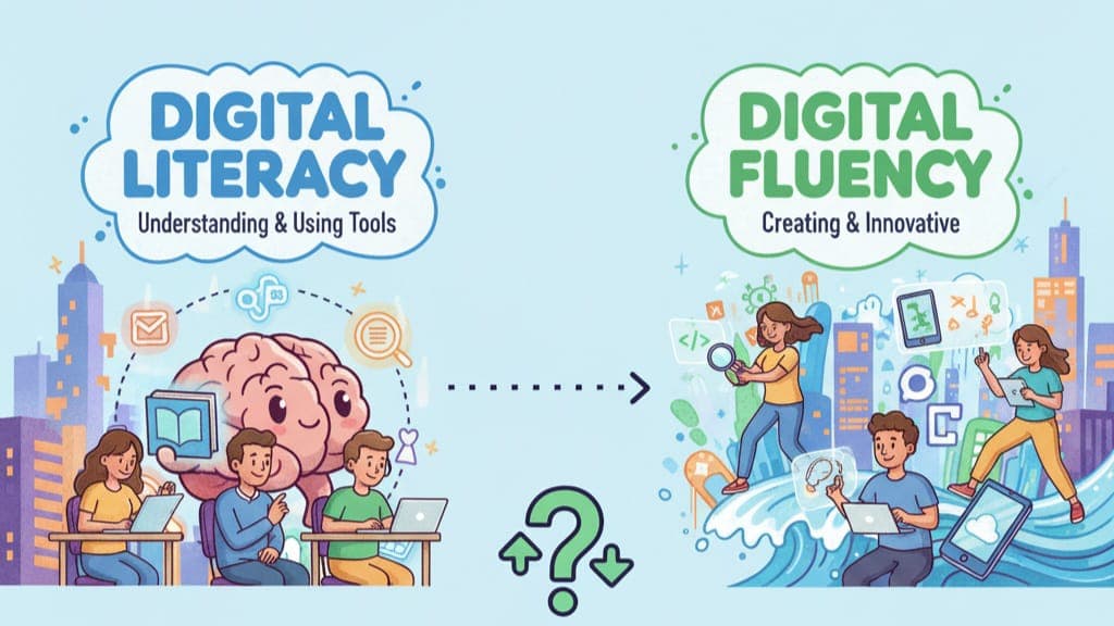 Digital Literacy vs Digital Fluency: What’s the Difference?