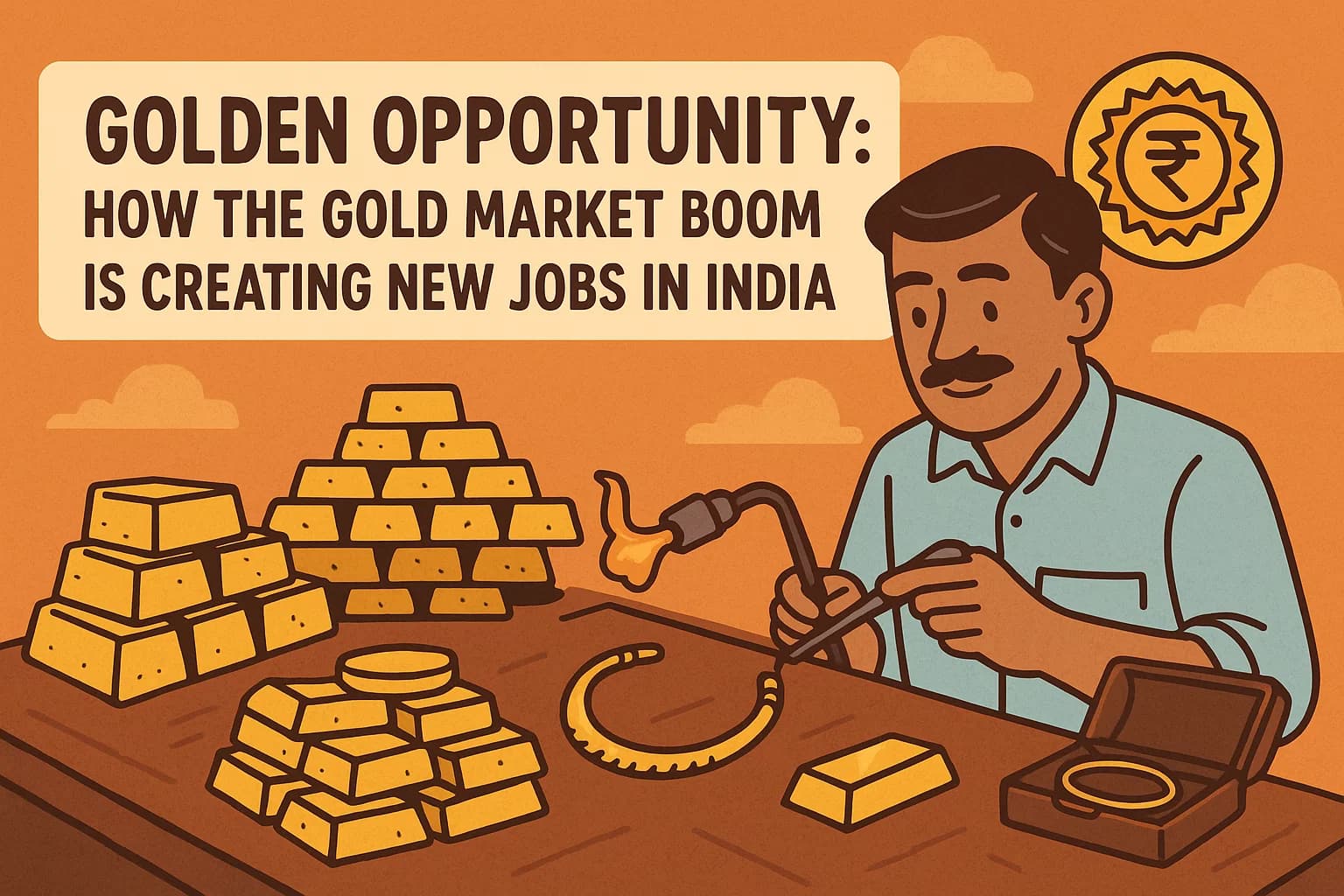Golden Opportunity: How the Gold Market Boom Is Creating New Jobs in India