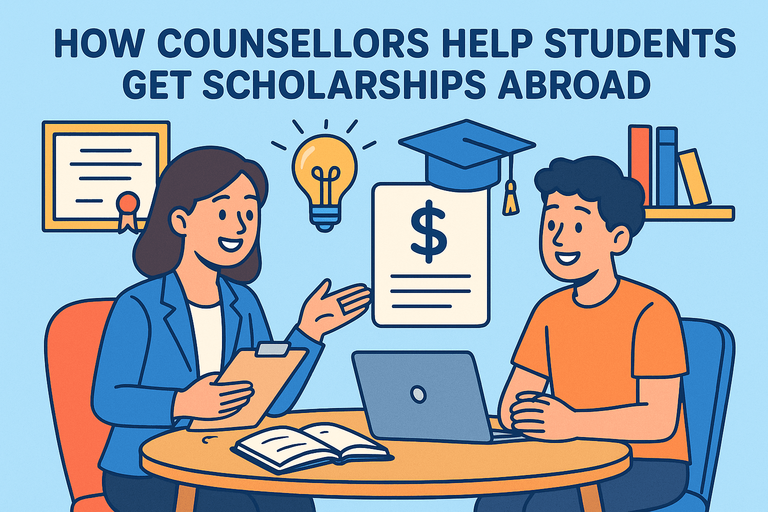 How Counsellors Help Students Get Scholarships Abroad