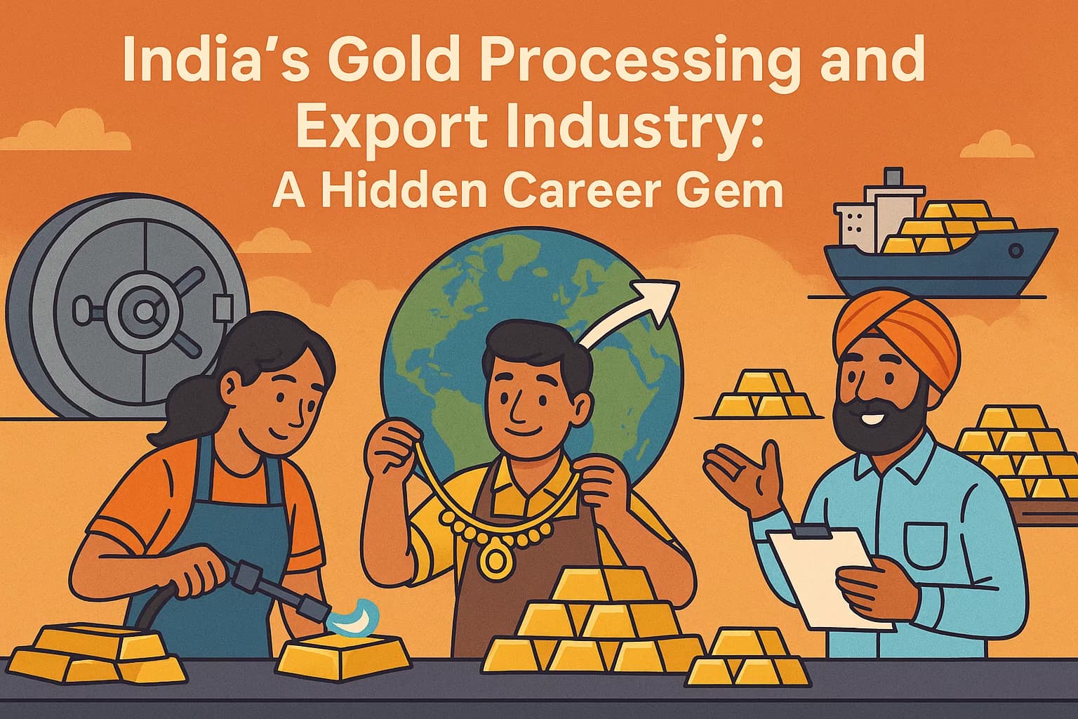 India’s Gold Processing and Export Industry: A Hidden Career Gem
