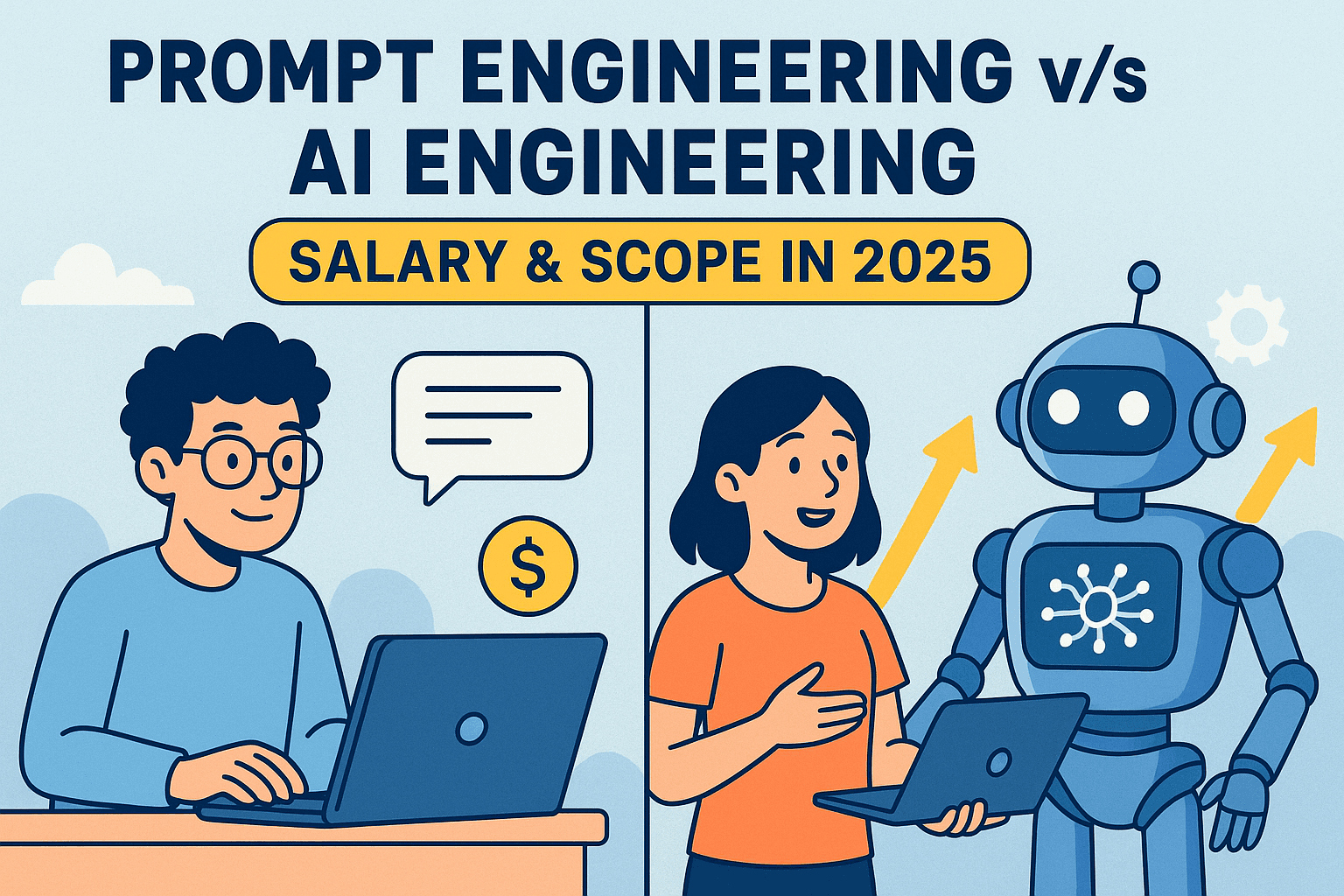 Prompt engineering v/s AI engineering: Salary & Scope in 2025