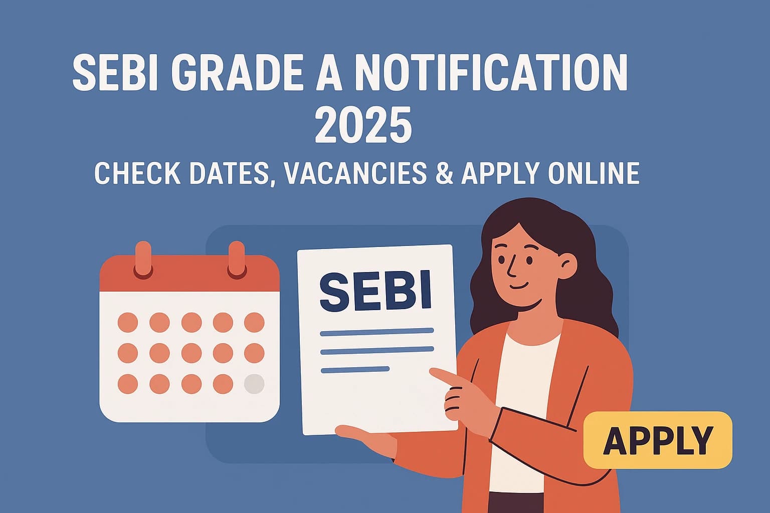 SEBI Grade A Notification 2025: Check Dates, Vacancies & Apply Online