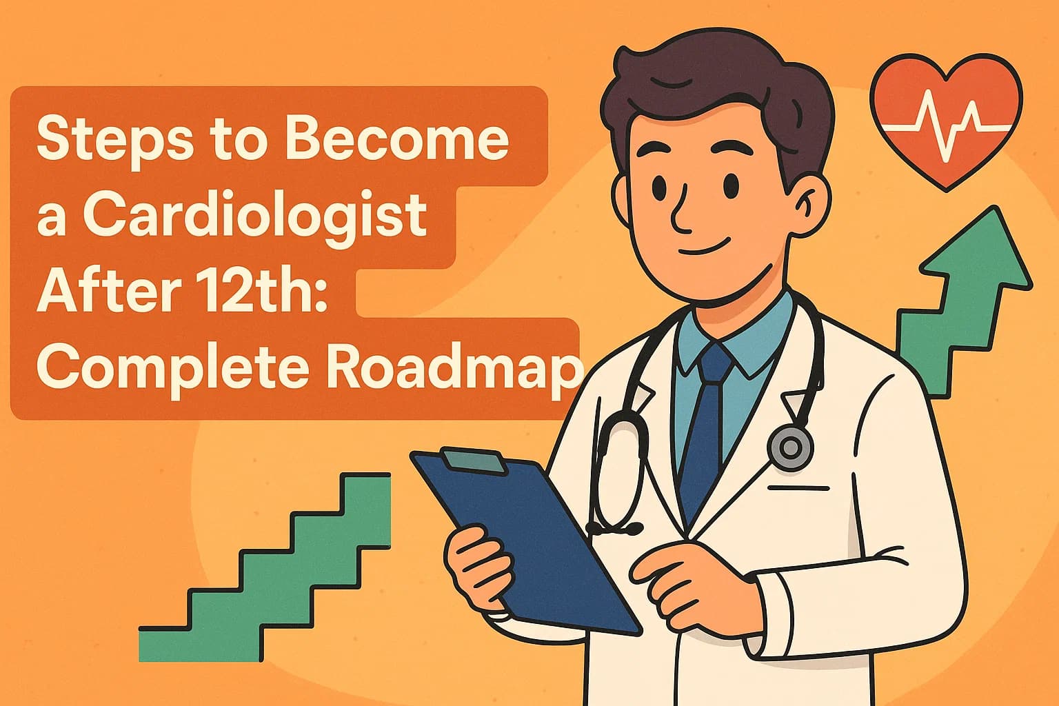 Steps to Become a Cardiologist After 12th