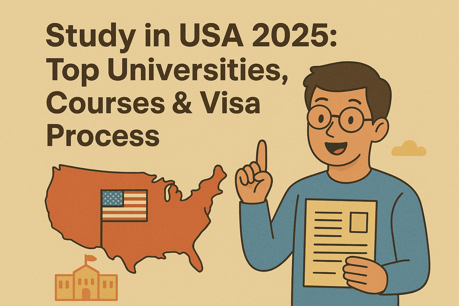 Study in USA 2025: Top Universities, Courses & Visa Process