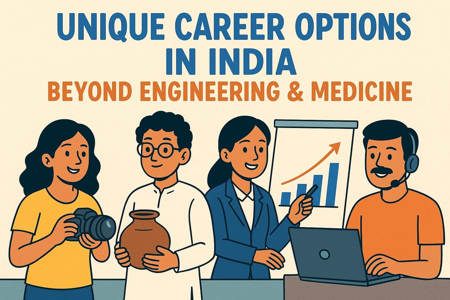 Unique Career Options in India beyond Engineering & Medicine