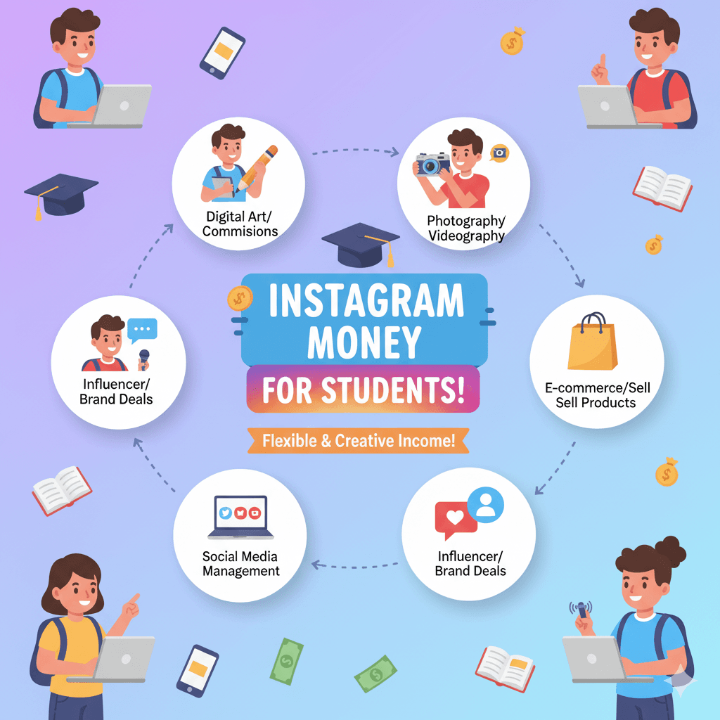 Ways To Earn Money On Instagram As A Student