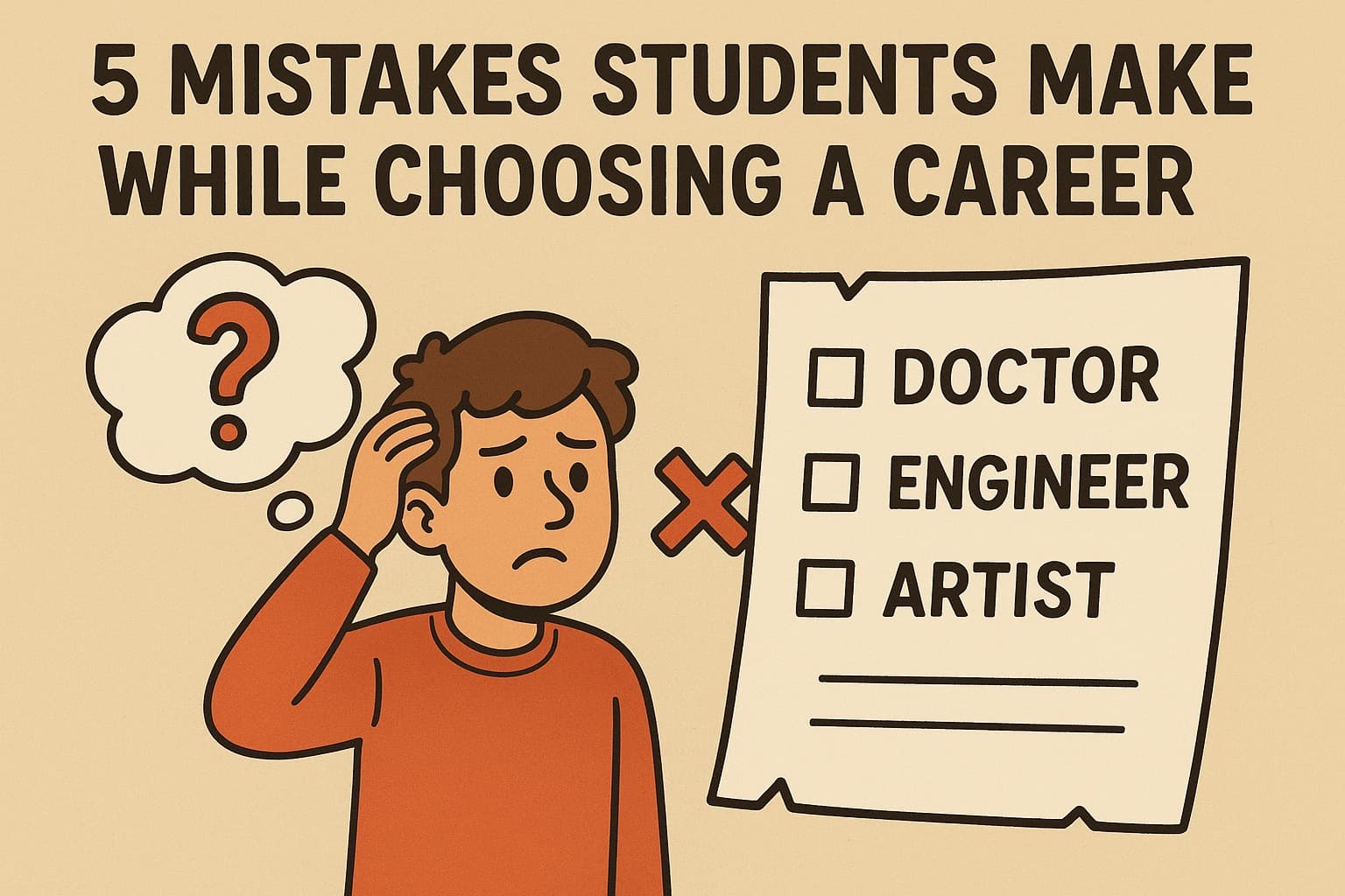 5 Mistakes Students Make While Choosing a Career