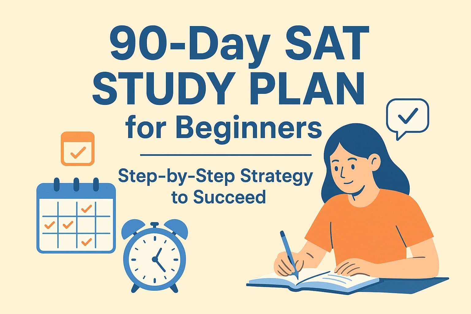 90-Day SAT Study Plan for Beginners: Complete Strategy & Tips