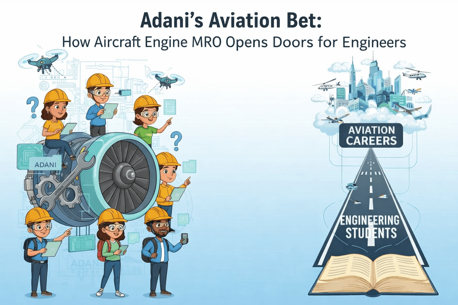 Adani’s Aviation Bet: How Aircraft Engine MRO Opens Doors for Engineers