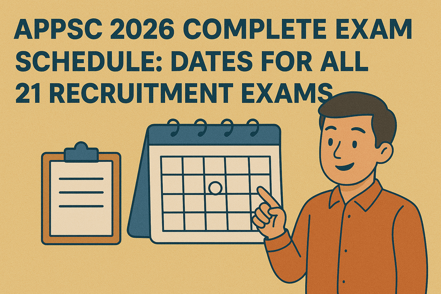 APPSC 2026 Complete Exam Schedule: Dates for All 21 Recruitment Exams