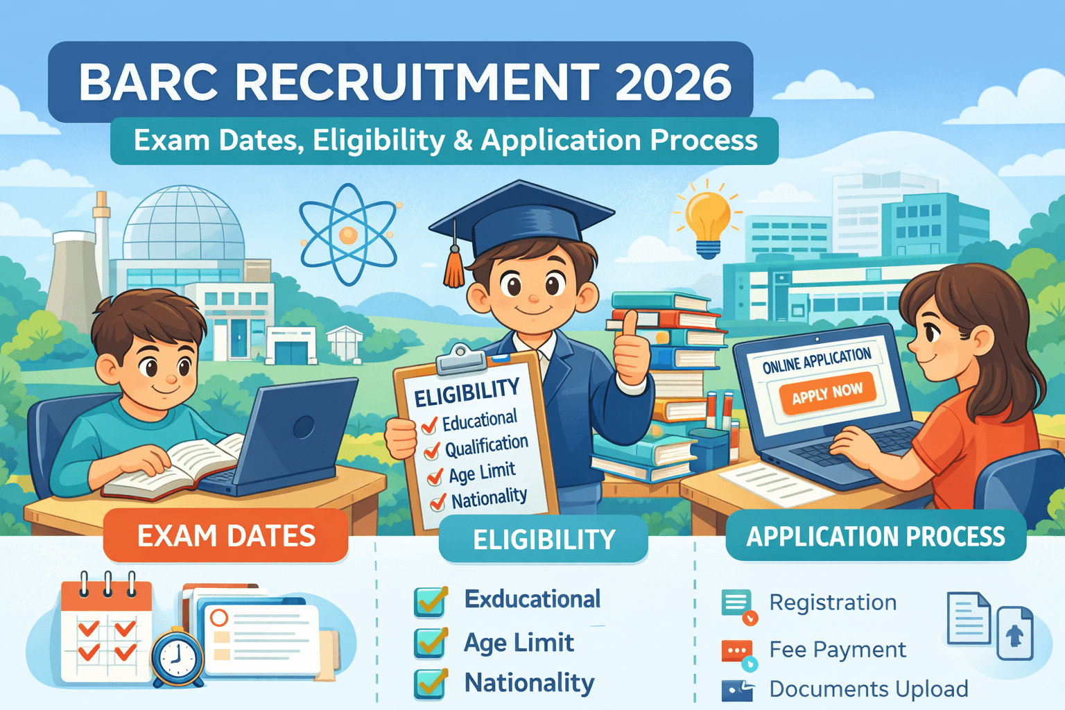 BARC Recruitment 2026: Exam Dates, Eligibility & Application Process