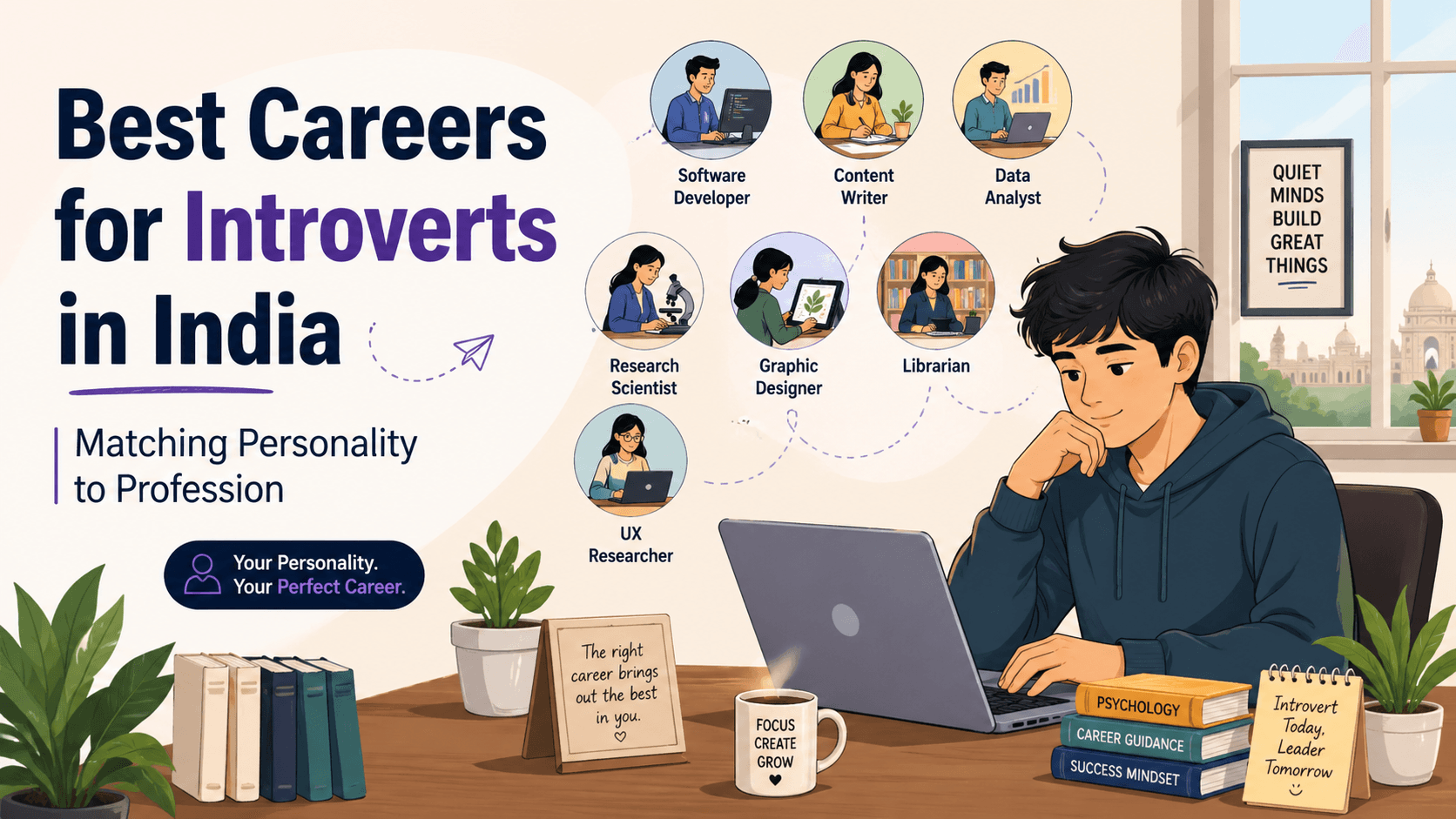 Best Careers for Introverts in India – Matching Personality to Profession