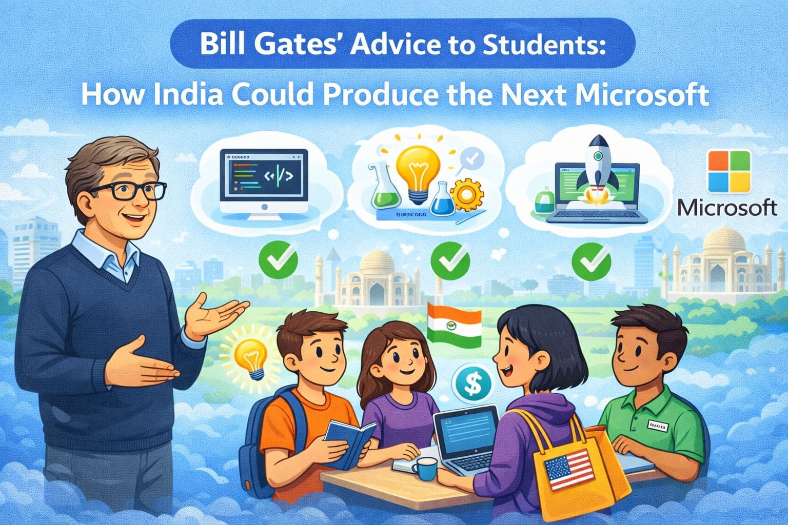Bill Gates’ Advice to Students: How India Could Produce the Next Microsoft