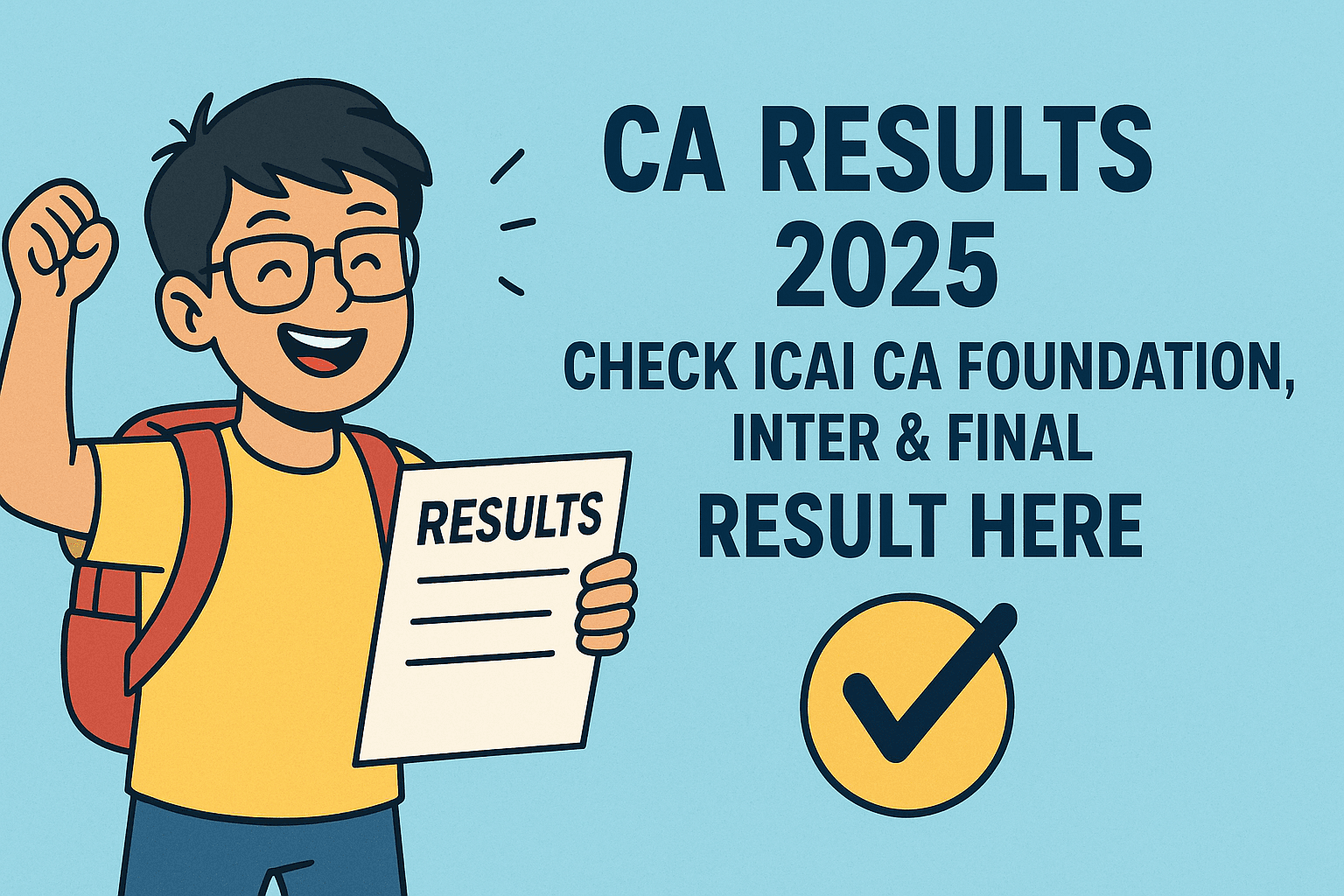 CA Results 2025: Check ICAI CA Foundation, Inter & Final Result Here