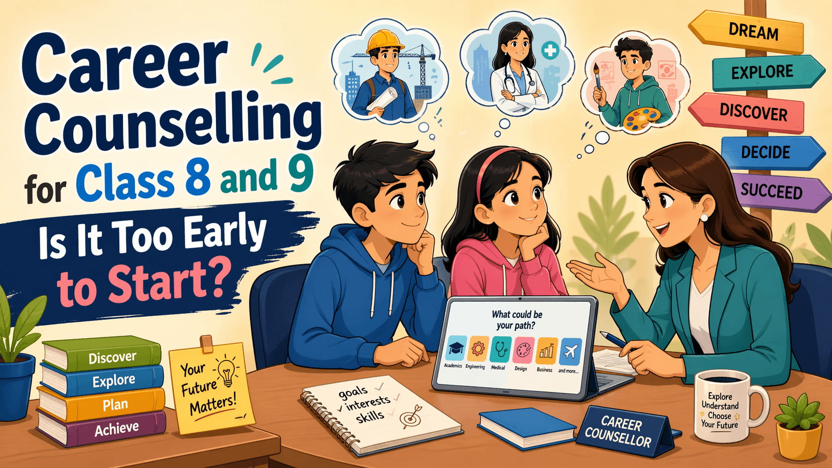 Career Counselling for Class 8 and 9 – Is It Too Early to Start