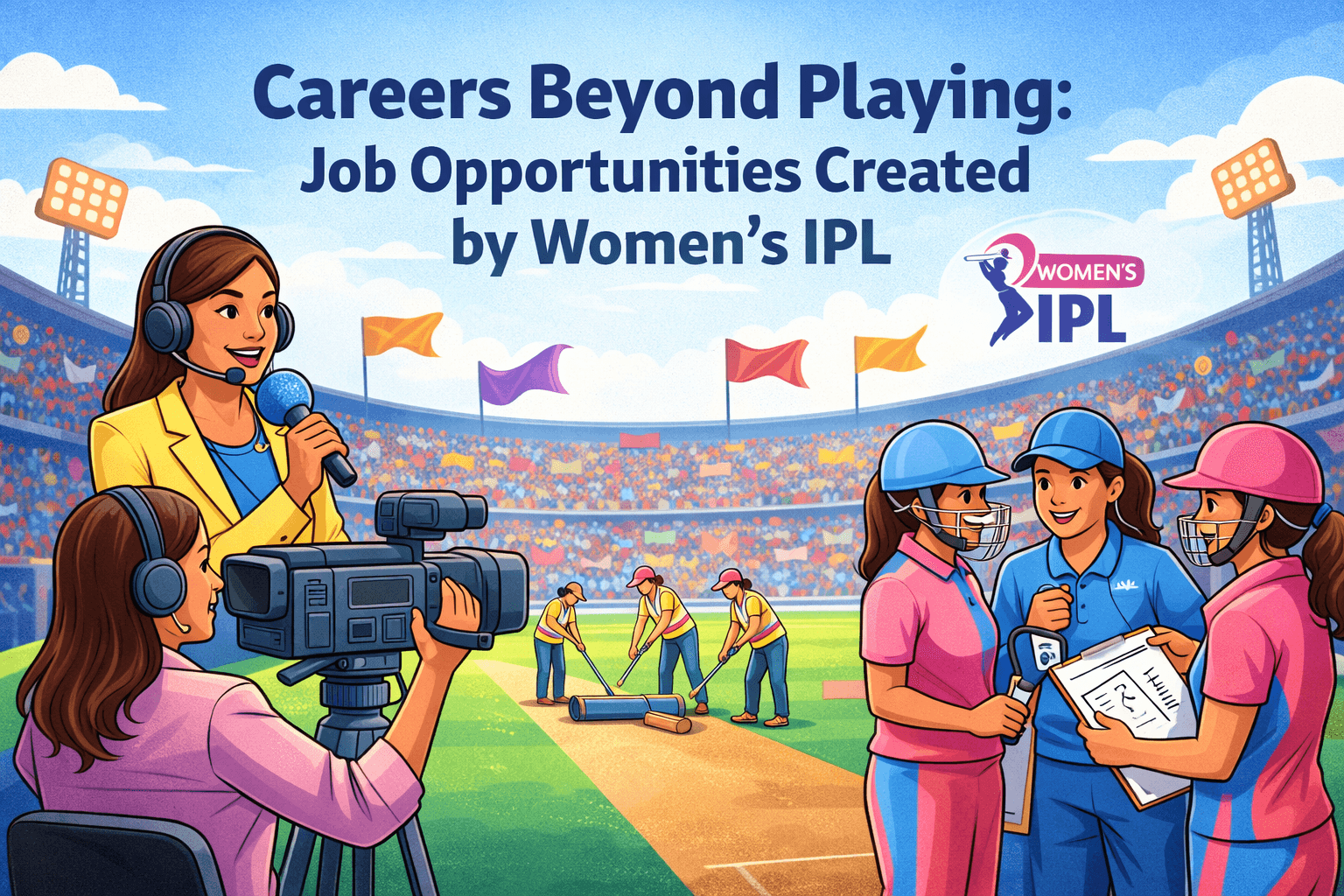 Careers Beyond Playing: Job Opportunities Created by Women’s IPL