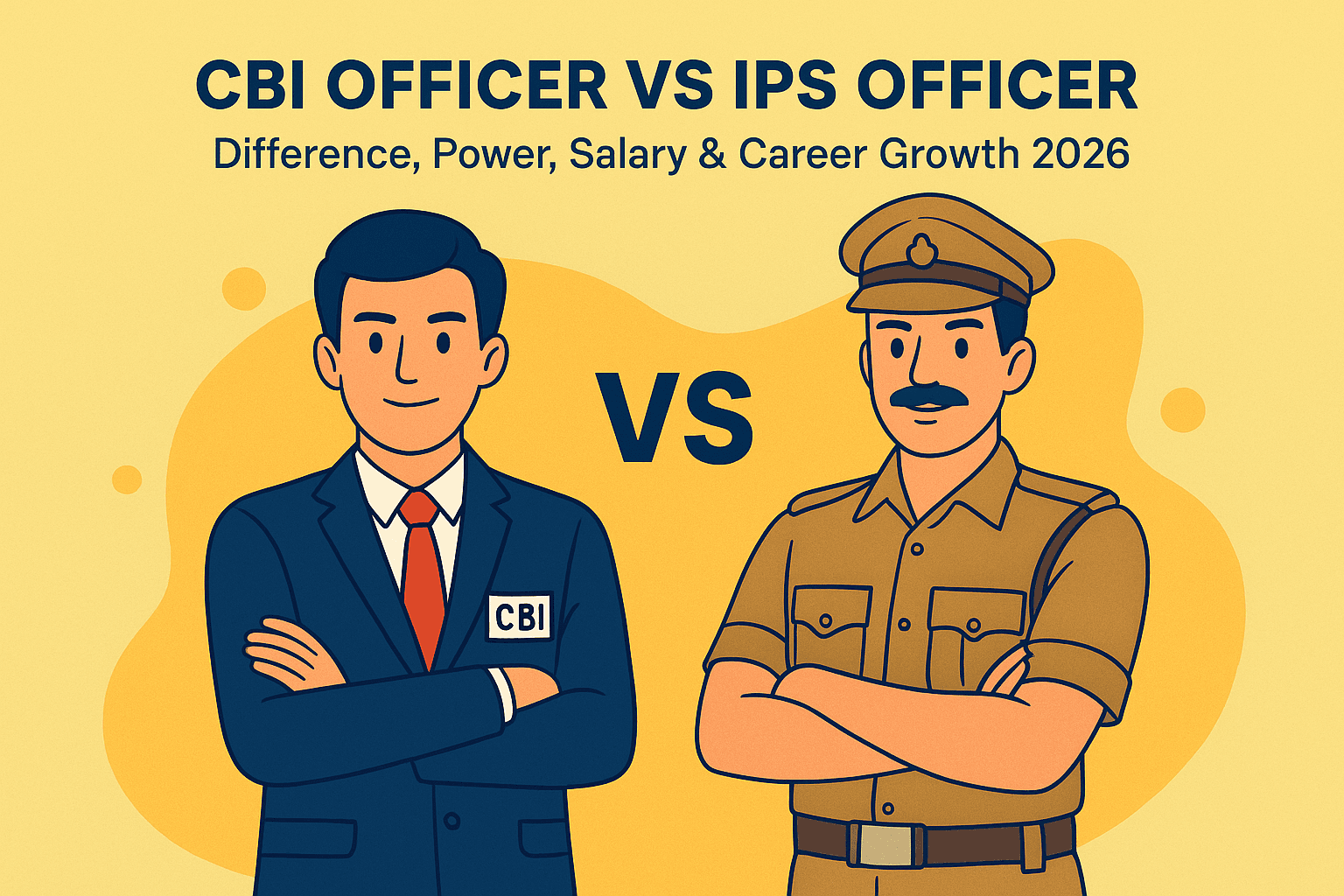 CBI Officer vs IPS Officer: Difference, Power, Salary & Career Growth 2026