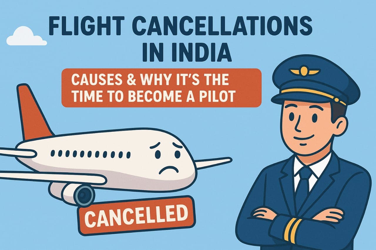 Flight Cancellations in India: Causes & Why It’s the Right Time to Become a Pilot