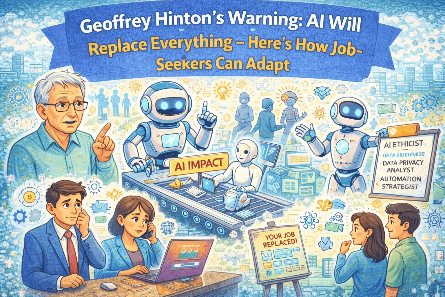 Geoffrey Hinton’s Warning: AI Will Replace Everything – Here’s How Job-Seekers Can Adapt