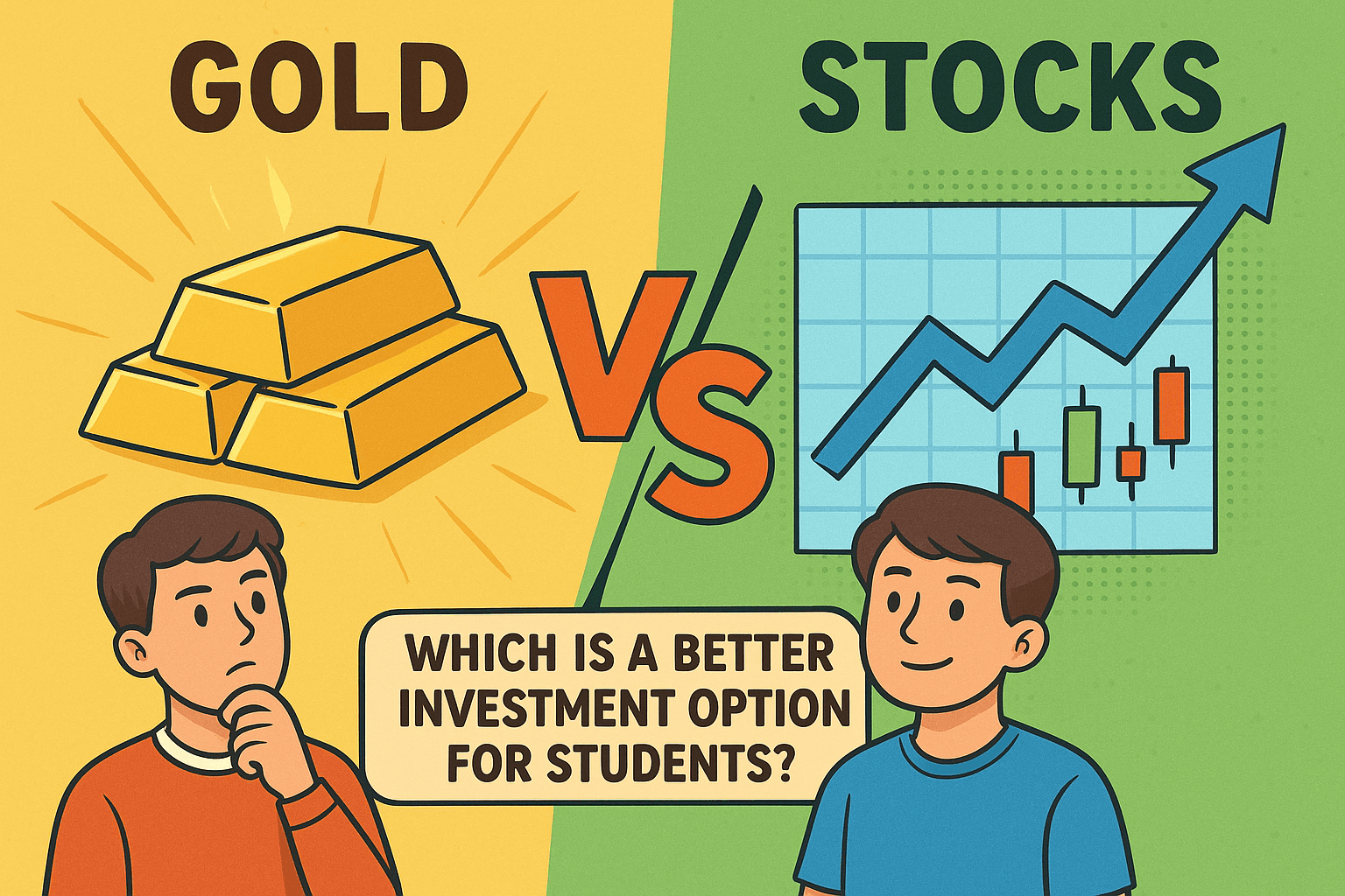 Gold vs Stocks: Which Is a Better Investment Option for Students?