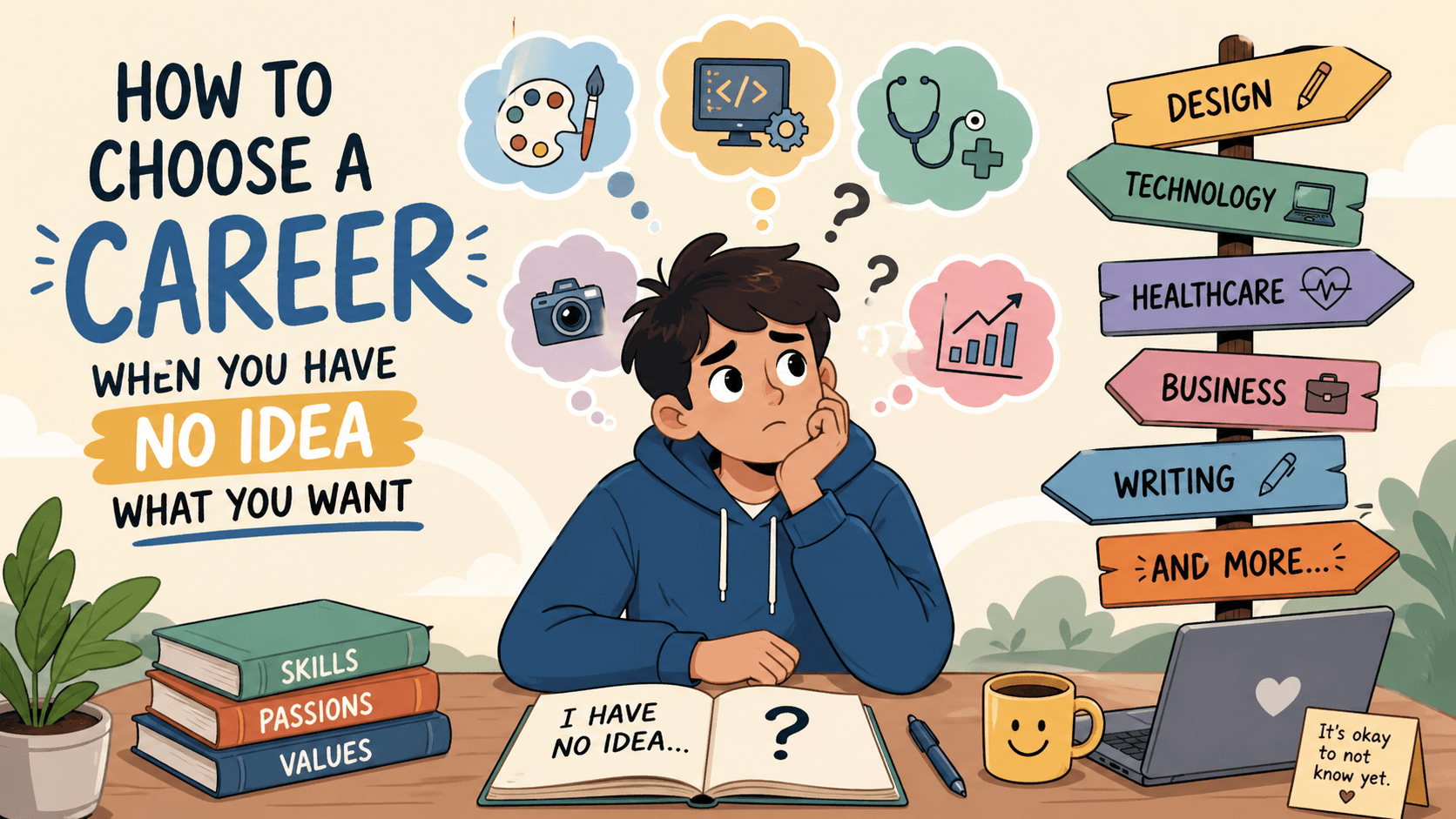 How to Choose a Career When You Have No Idea What You Want