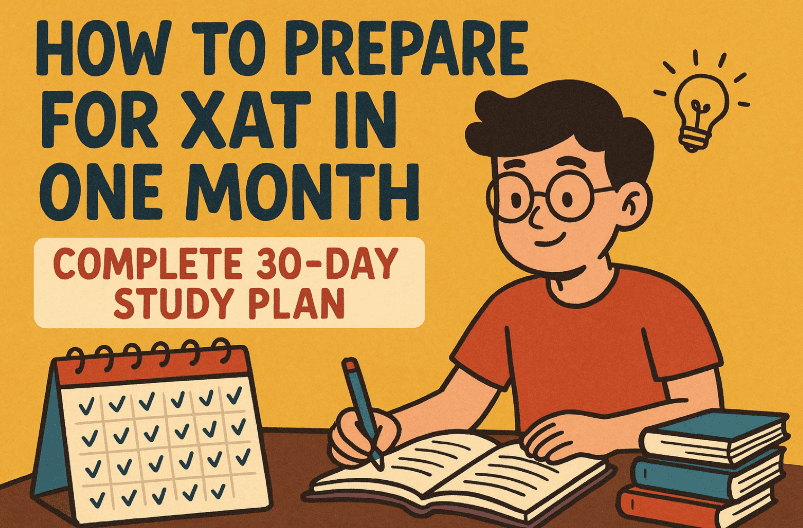 How to Prepare for XAT in One Month: Complete 30-Day Study Plan
