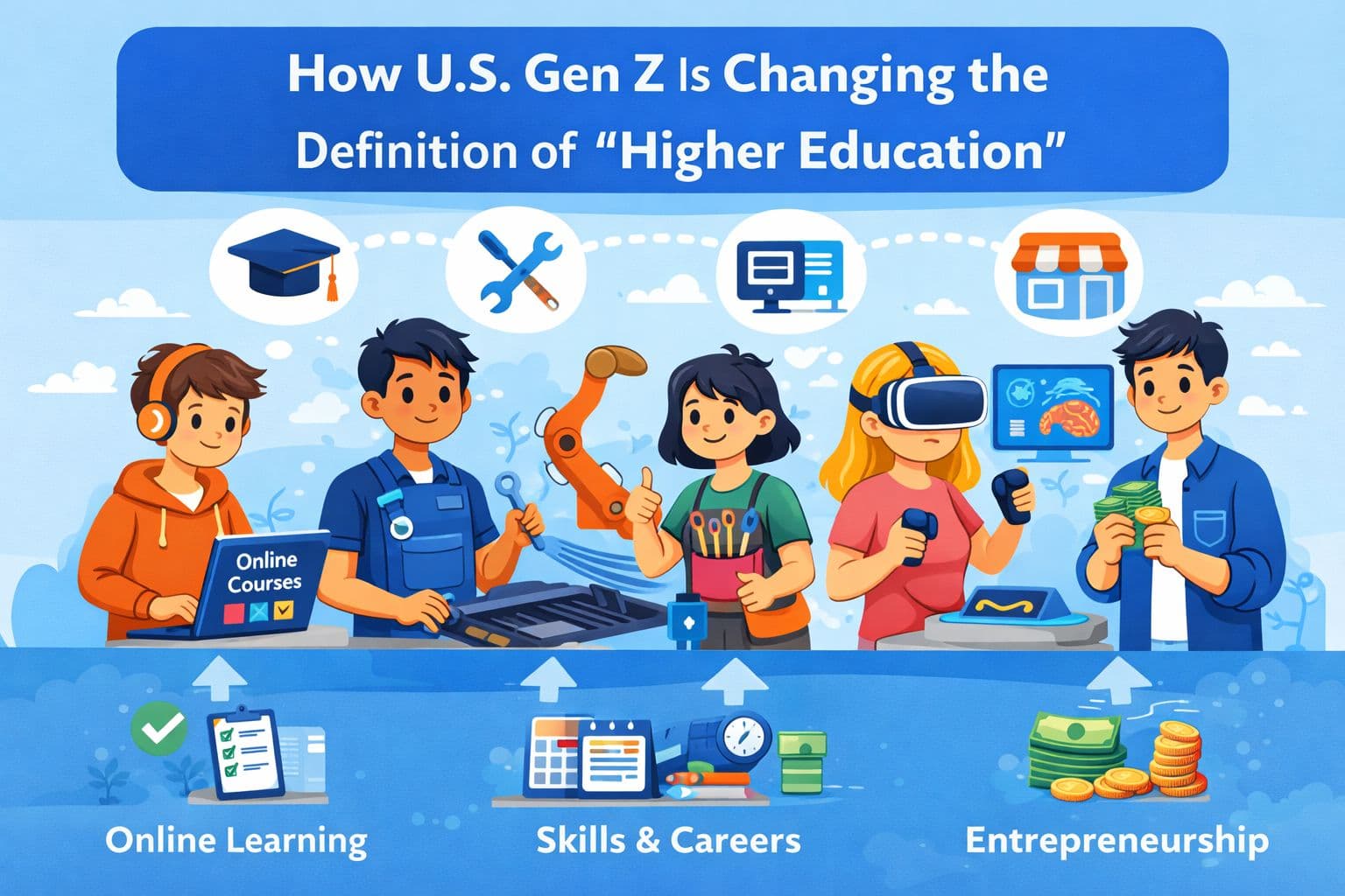 How U.S. Gen Z Is Changing the Definition of “Higher Education”