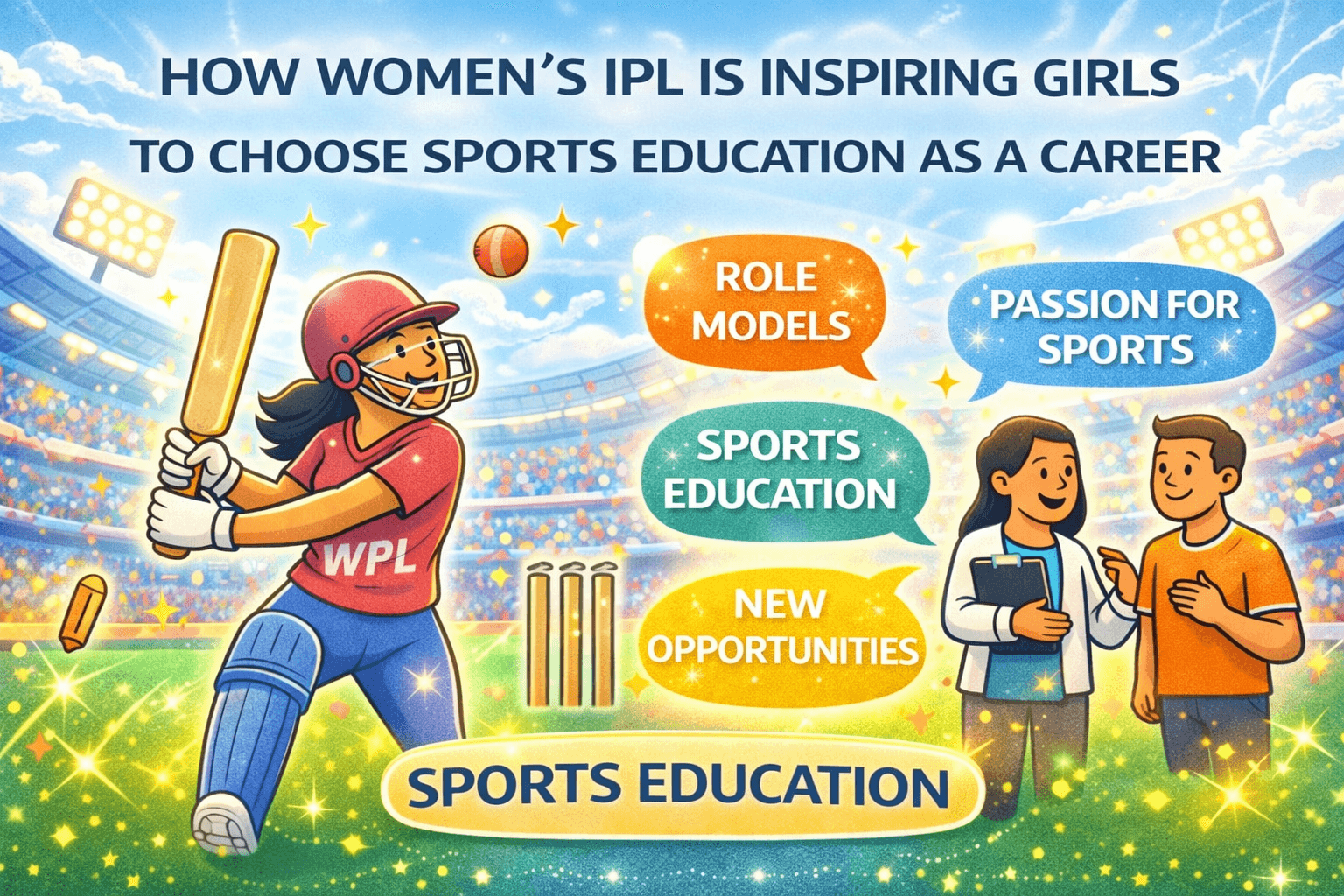 How Women’s IPL Is Inspiring Girls to Choose Sports Education as a Career