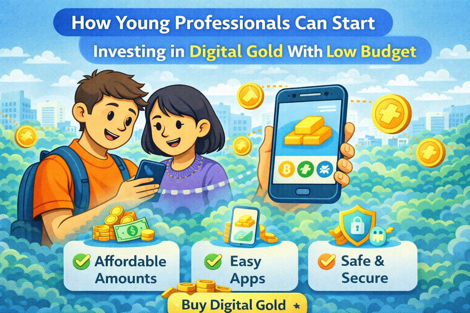 How Young Professionals Can Start Investing in Digital Gold With a Low Budget