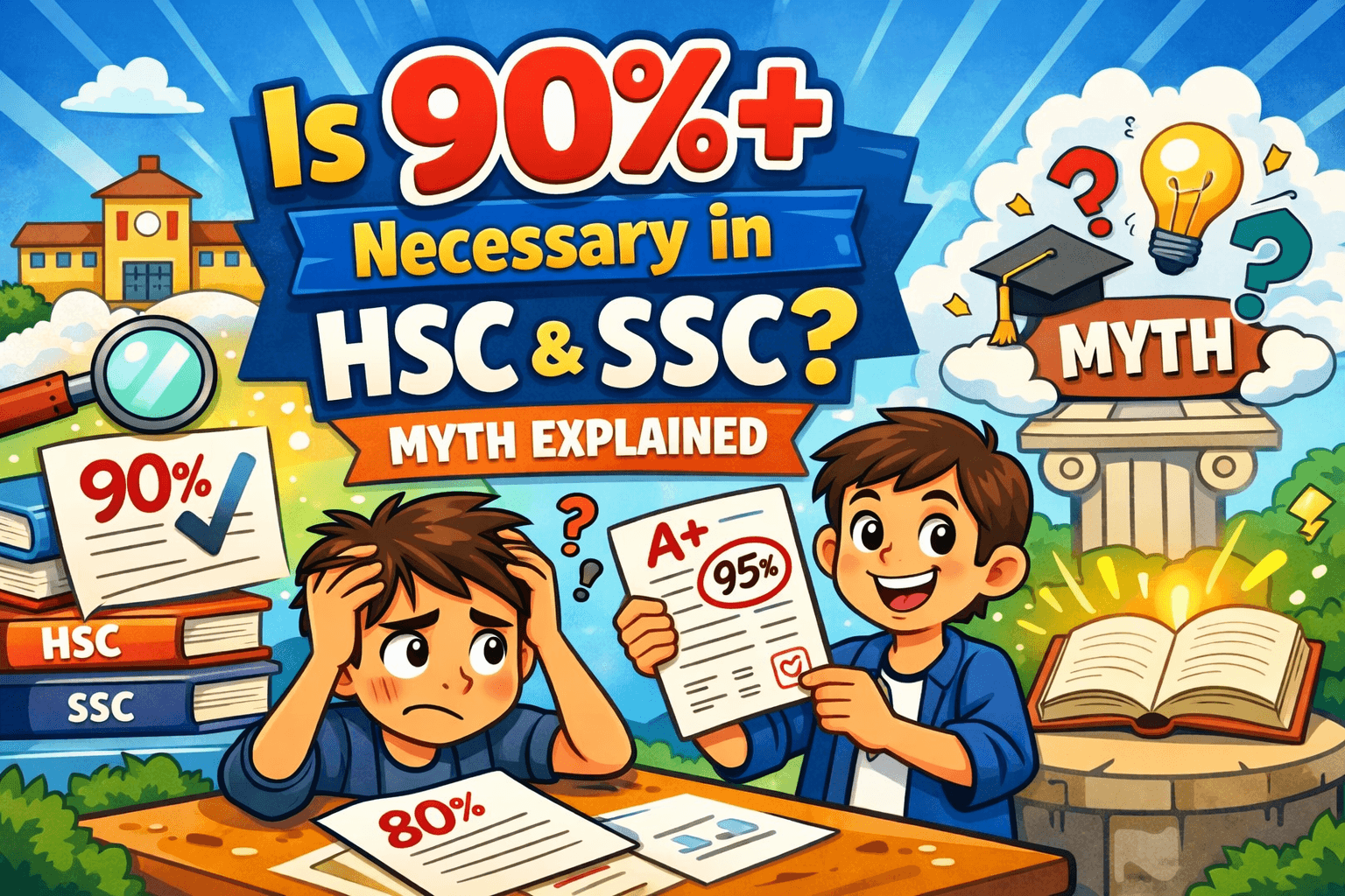 Is 90%+ Necessary in HSC & SSC? Myth Explained