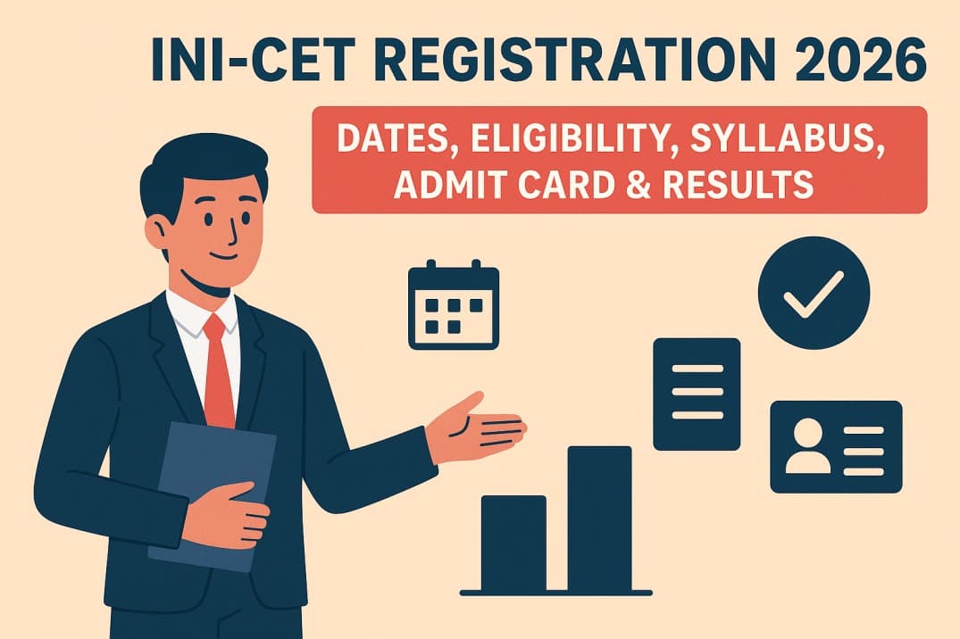 INI-CET Registration 2026: Dates, Eligibility, Syllabus, Admit Card & Results