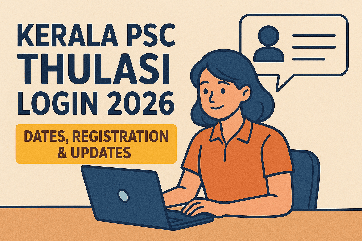 Kerala PSC Thulasi Login 2026: Dates, Registration & Updates