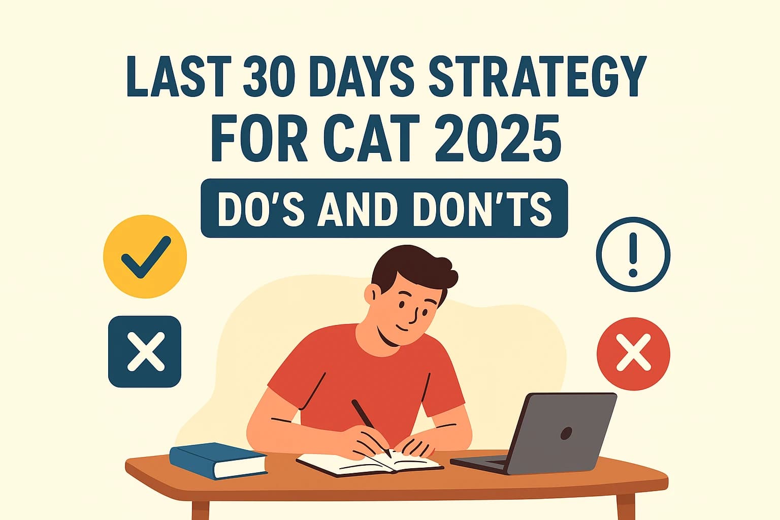 Last 30 Days Strategy for CAT 2025: Do’s and Don’ts