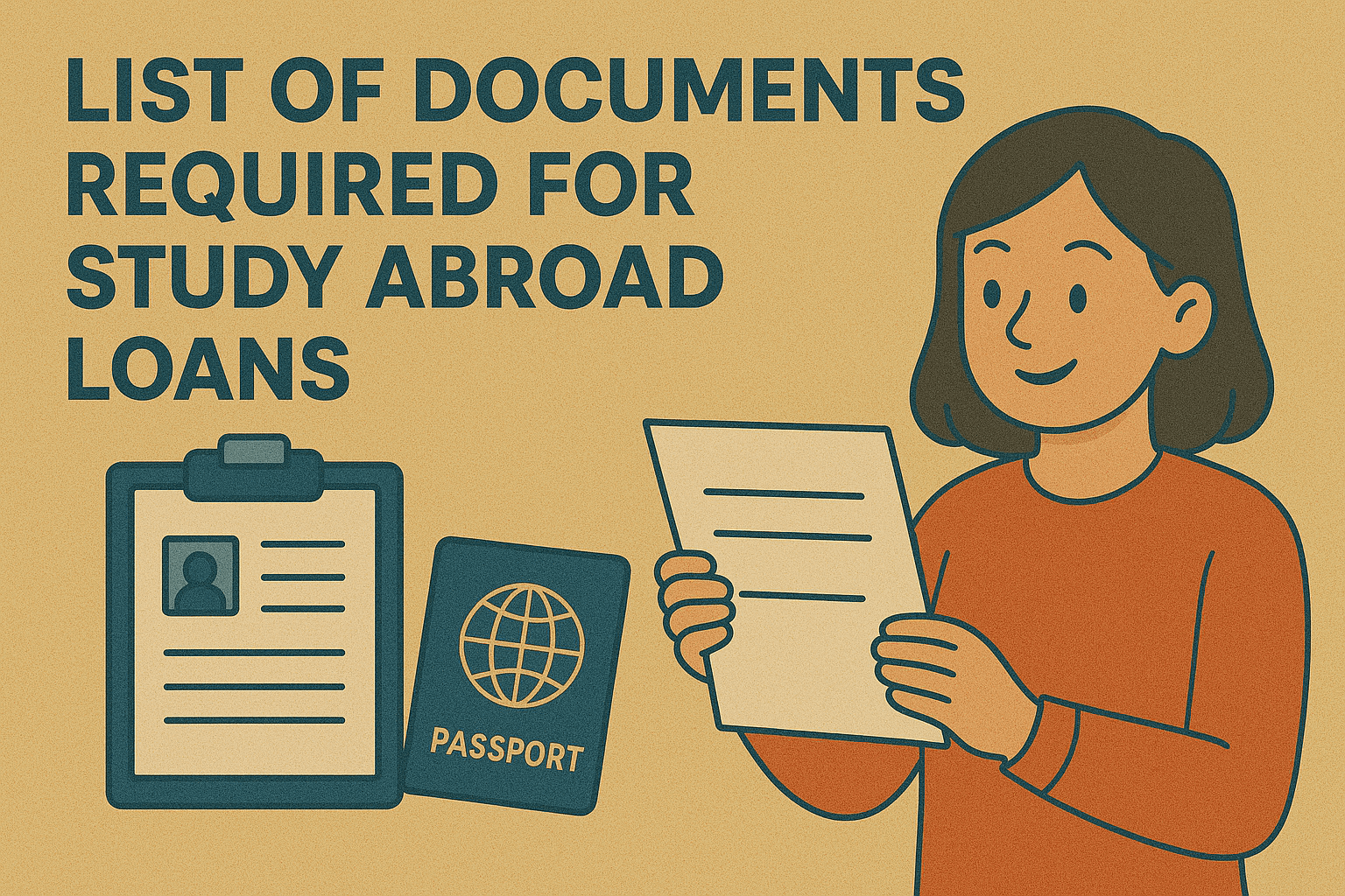 List of Documents Required for Study Abroad Loans