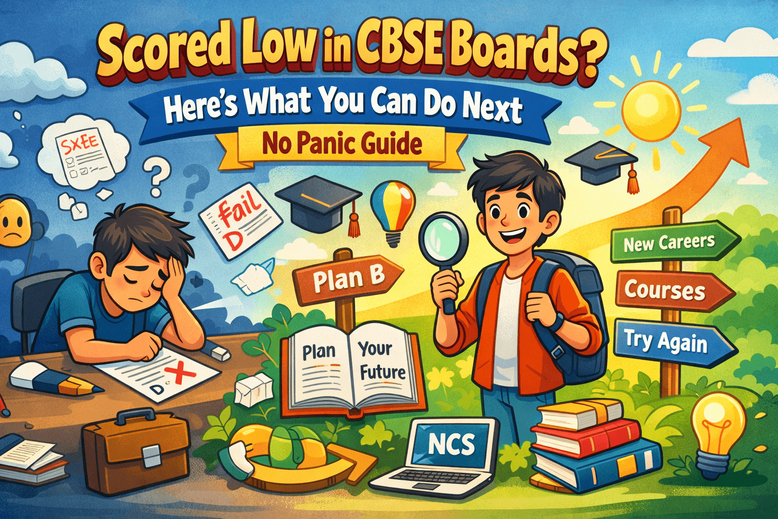 Scored Low in CBSE Boards? Here’s What You Can Do Next (No Panic Guide)