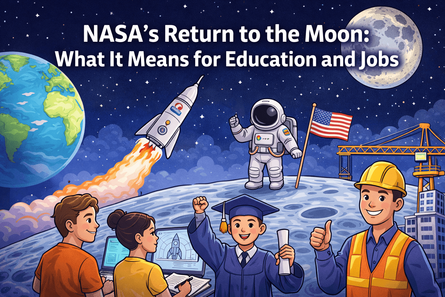 NASA’s Return to the Moon: What It Means for Education and Jobs