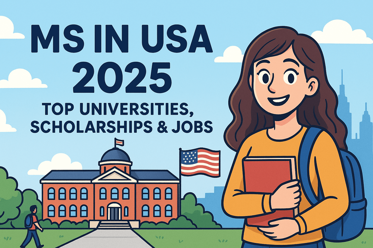 MS in USA 2025 Top Universities, Scholarships & Jobs