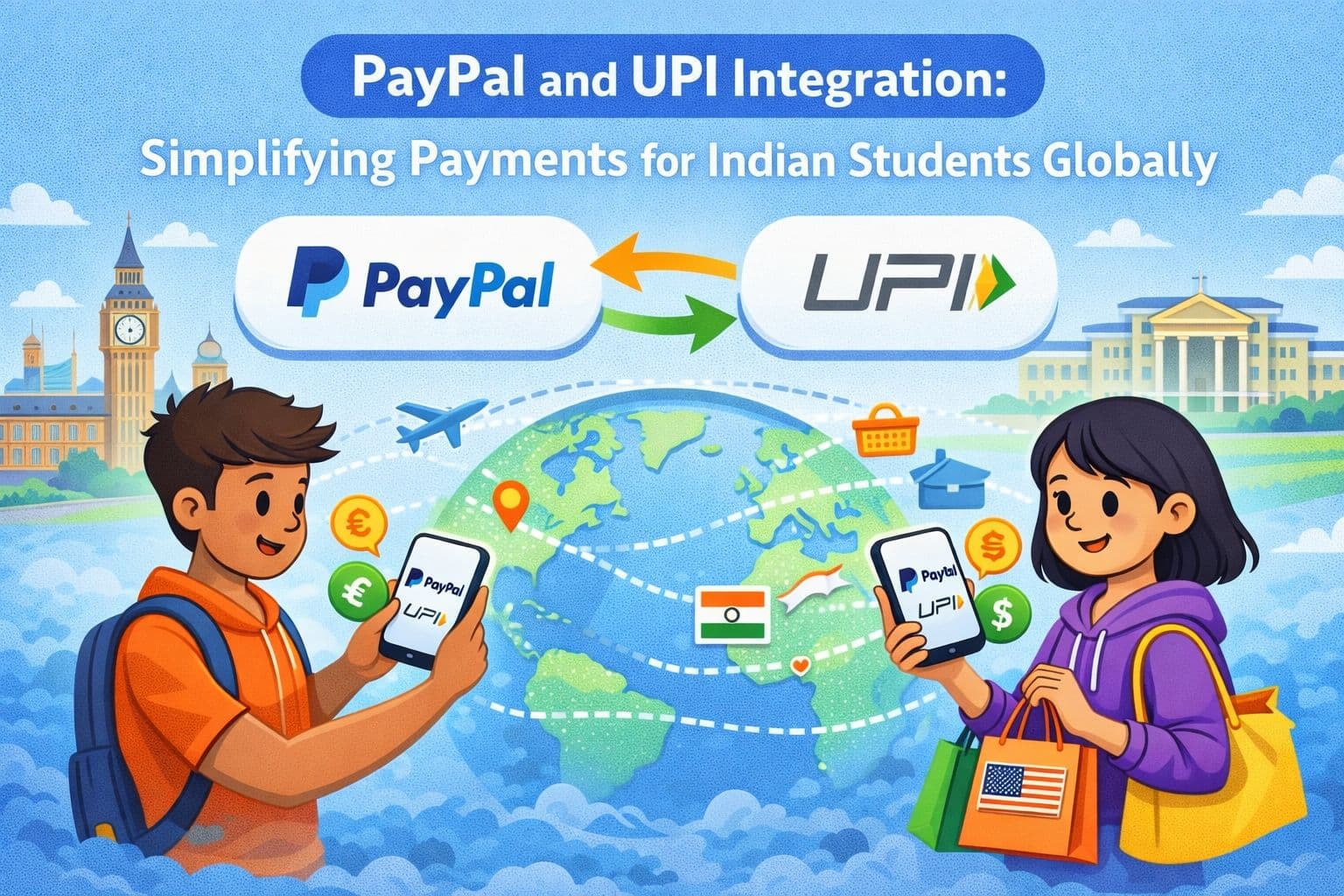PayPal and UPI Integration: Simplifying Payments for Indian Students Globally