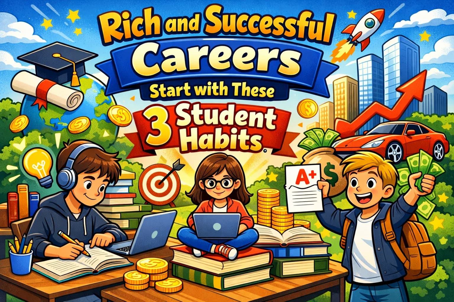 Rich and Successful Careers Start with These 3 Student Habits