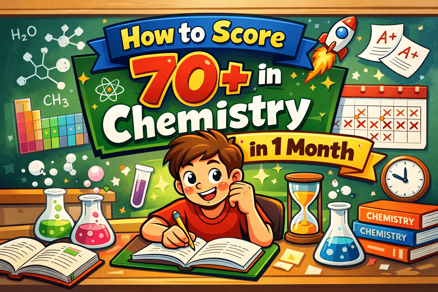 How to Score 70+ in Chemistry in 1 month
