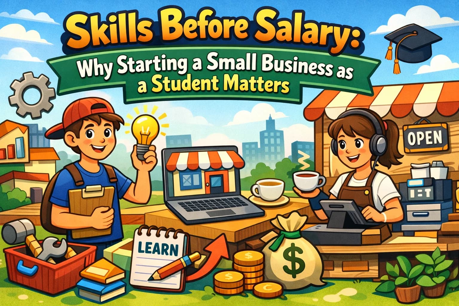 Skills Before Salary: Why Starting a Small Business as a Student Matters