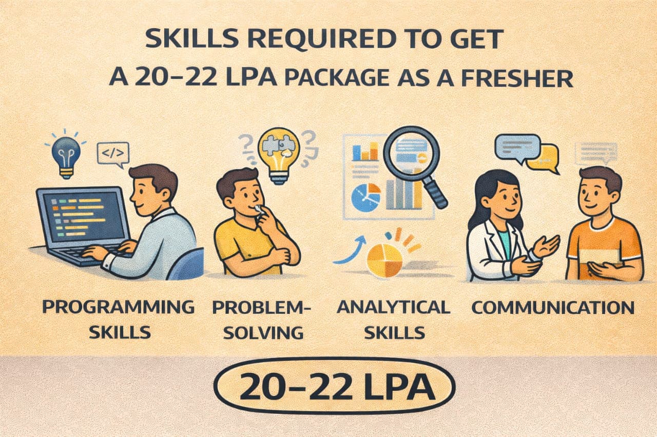 Skills Required to Get a 20–22 LPA Package as a Fresher